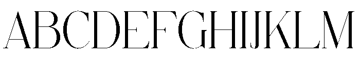 The Larove Font UPPERCASE
