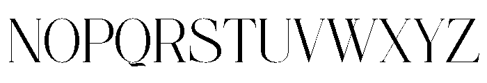 The Larove Font UPPERCASE