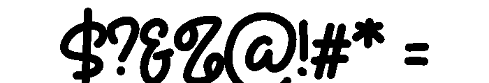 The Last Party Font OTHER CHARS