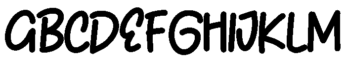 The Last Party Font UPPERCASE