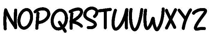 The Last Party Font UPPERCASE