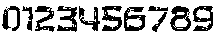 The Last Shuriken Rough Font OTHER CHARS