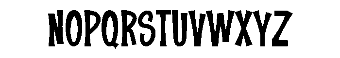 The Lucky Chunks Font UPPERCASE