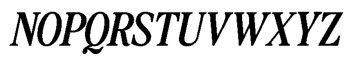 The Lumina Awesome Bold Italic Font UPPERCASE