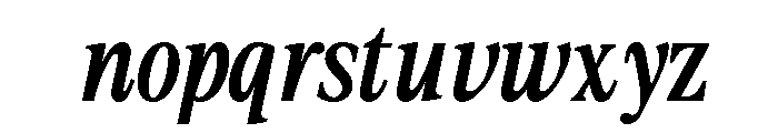 The Lumina Awesome Bold Italic Font LOWERCASE