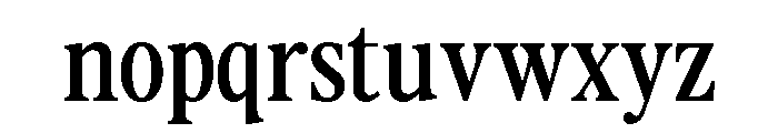 The Lumina Awesome Bold Font LOWERCASE