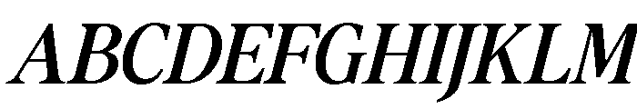 The Lumina Awesome Exp Ita Font UPPERCASE