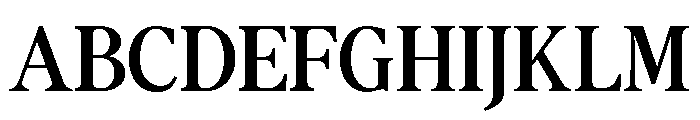 The Lumina Awesome Expanded Font UPPERCASE