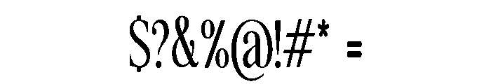 The Lumina Awesome Light Cond Font OTHER CHARS
