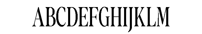 The Lumina Awesome Light Cond Font UPPERCASE