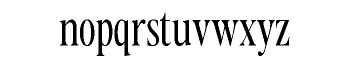 The Lumina Awesome Light Cond Font LOWERCASE