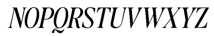 The Lumina Awesome Light Italic Font UPPERCASE