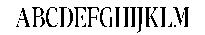 The Lumina Awesome Light Font UPPERCASE