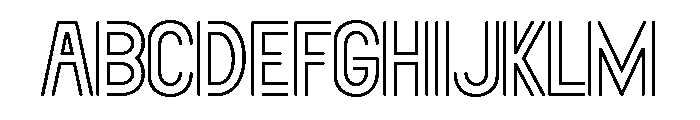 The Mariland Quite Stencil  Reg FONT