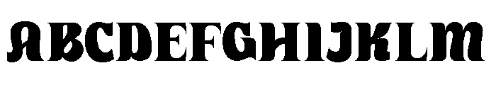 The Martan Clubs Regular Font UPPERCASE