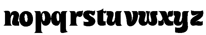 The Martan Clubs Regular Font LOWERCASE