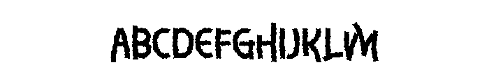 The Metric Font UPPERCASE