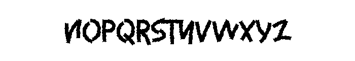 The Metric Font LOWERCASE