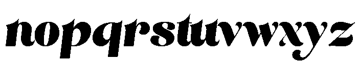 The Mighty Naile Regular Font LOWERCASE
