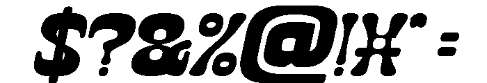 The Momentum Bold Italic Font OTHER CHARS
