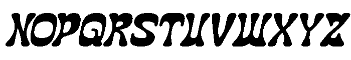 The Momentum Bold Italic Font UPPERCASE