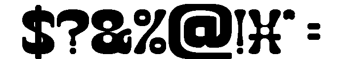The Momentum Bold Font OTHER CHARS