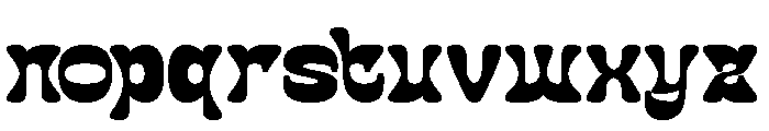The Momentum Bold Font LOWERCASE