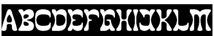 The Momentum-Inverse Font UPPERCASE