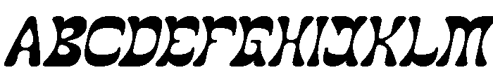 The Momentum Italic Font UPPERCASE