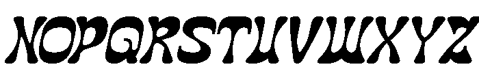 The Momentum Italic Font UPPERCASE