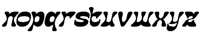 The Momentum Italic Font LOWERCASE