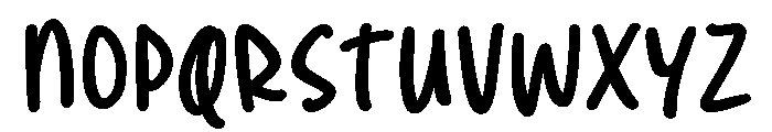 The Most Font LOWERCASE