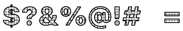 The NET Font OTHER CHARS