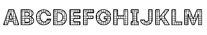 The NET Font UPPERCASE