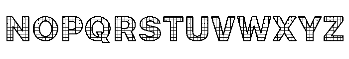 The NET Font UPPERCASE