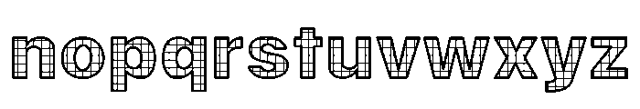 The NET Font LOWERCASE