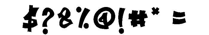 The New Memory Font OTHER CHARS