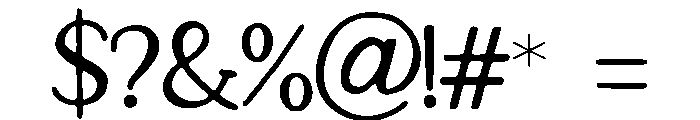 The_Old_Typewriter Font OTHER CHARS