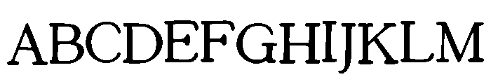 The_Old_Typewriter Font UPPERCASE