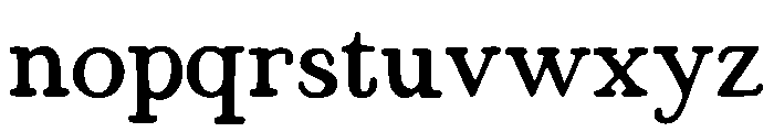 The_Old_Typewriter Font LOWERCASE