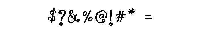 The Paper Vintage Font OTHER CHARS