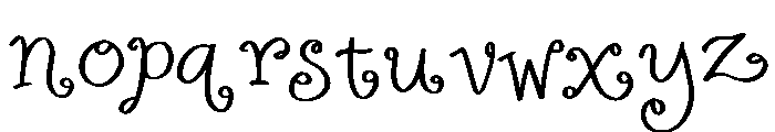 The Paper Vintage Font LOWERCASE
