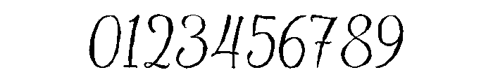 The Paris Garden Ink1 Regular Font OTHER CHARS