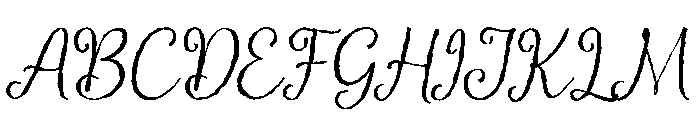 The Paris Garden Ink1 Regular Font UPPERCASE