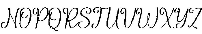 The Paris Garden Ink1 Regular Font UPPERCASE