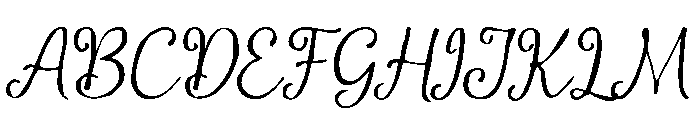 The Paris Garden Ink2 Regular Font UPPERCASE