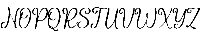 The Paris Garden Ink2 Regular Font UPPERCASE