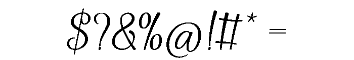 The Paris Garden Regular Font OTHER CHARS