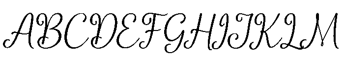 The Paris Garden Regular Font UPPERCASE
