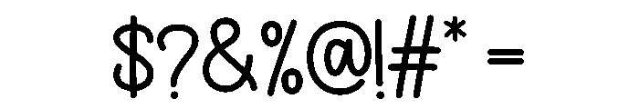 The Pickles House Script Font OTHER CHARS